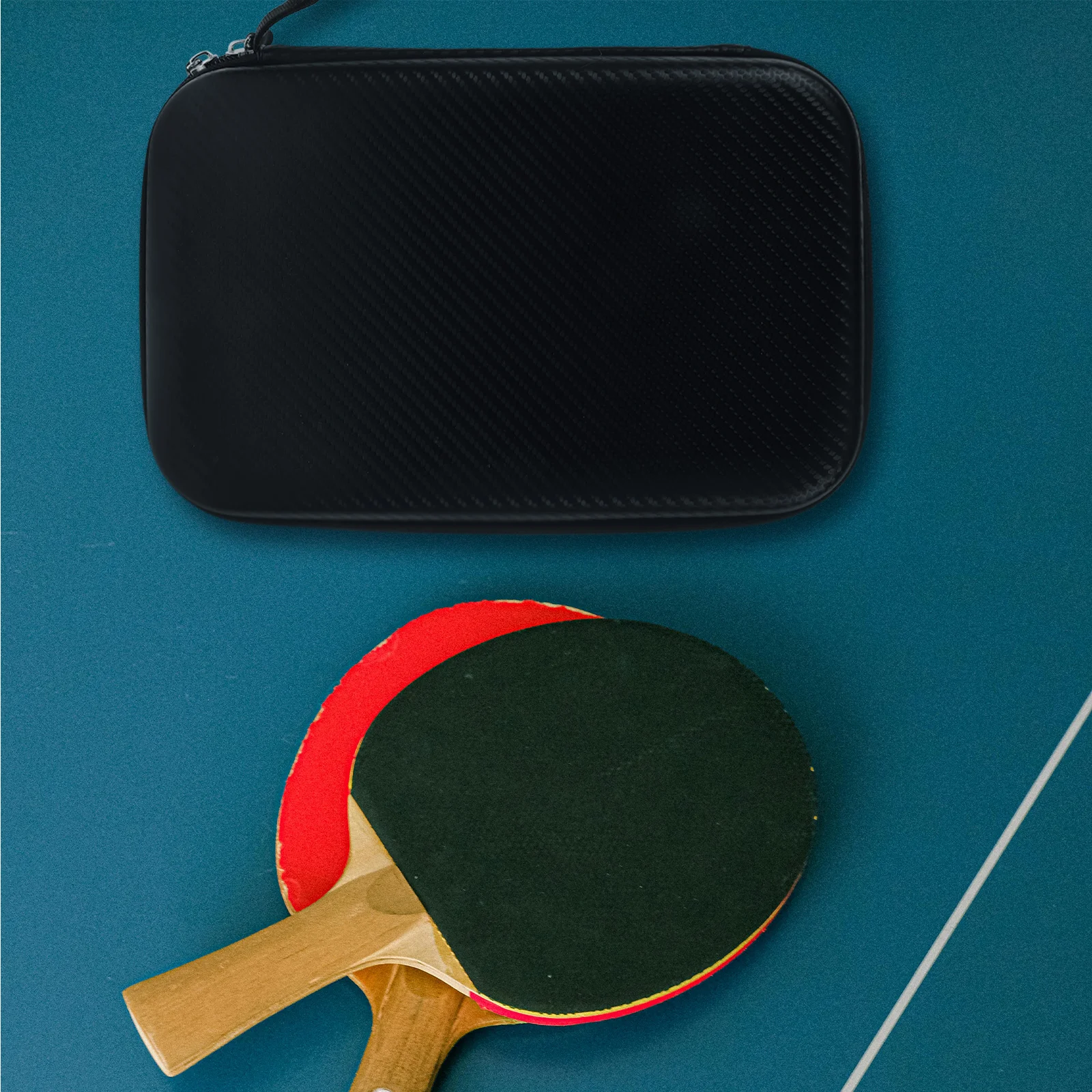 

Table Tennis Racket Box Case Storage for Sports Game Bat Portable Accessories Bag