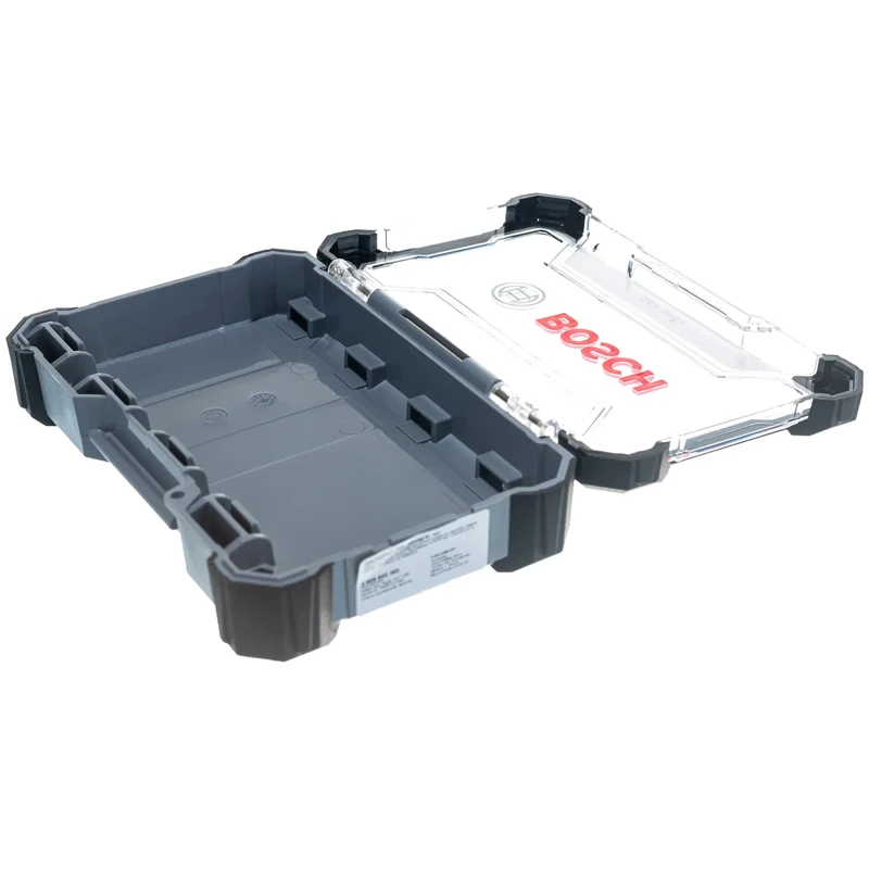 Scatola portaoggetti per cacciavite BOSCH 2608522362 piccola scatola portaoggetti per accessori in plastica di medie dimensioni ad alta durezza trasparente