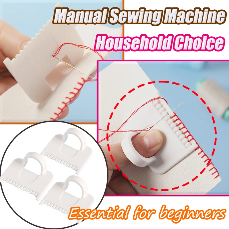DIY Home Multi-functional Manual Sewing Machine Clothing Fabric Leather Locksmith Auxiliary Tool Kit Accessories For Beginners