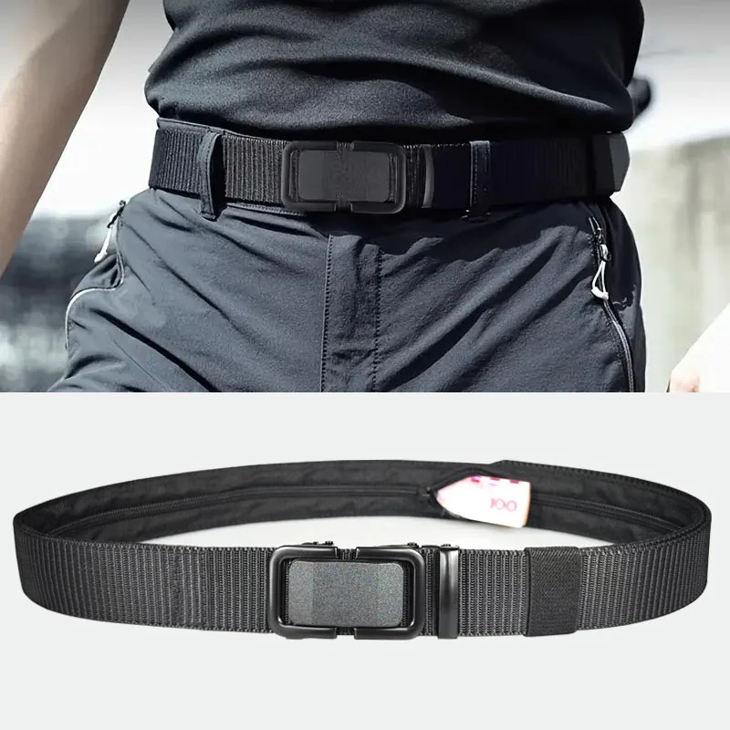 New Travel Cash Anti Theft Belt Waist Bag Women Security Hidden Money Strap Belt Wallet Waist Pack Men Anti Diefstal Belts 125cm