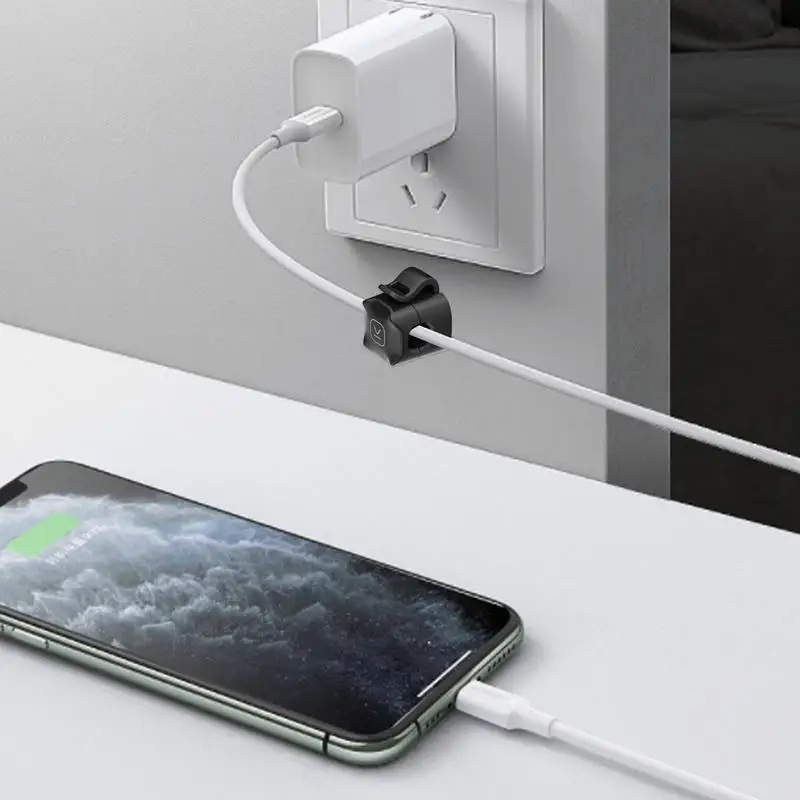 Cable Clips Portable Adhesive Cable Organizer Multifunctional Mini Compact Wire Clips For Cables Ties Organizer Accessories