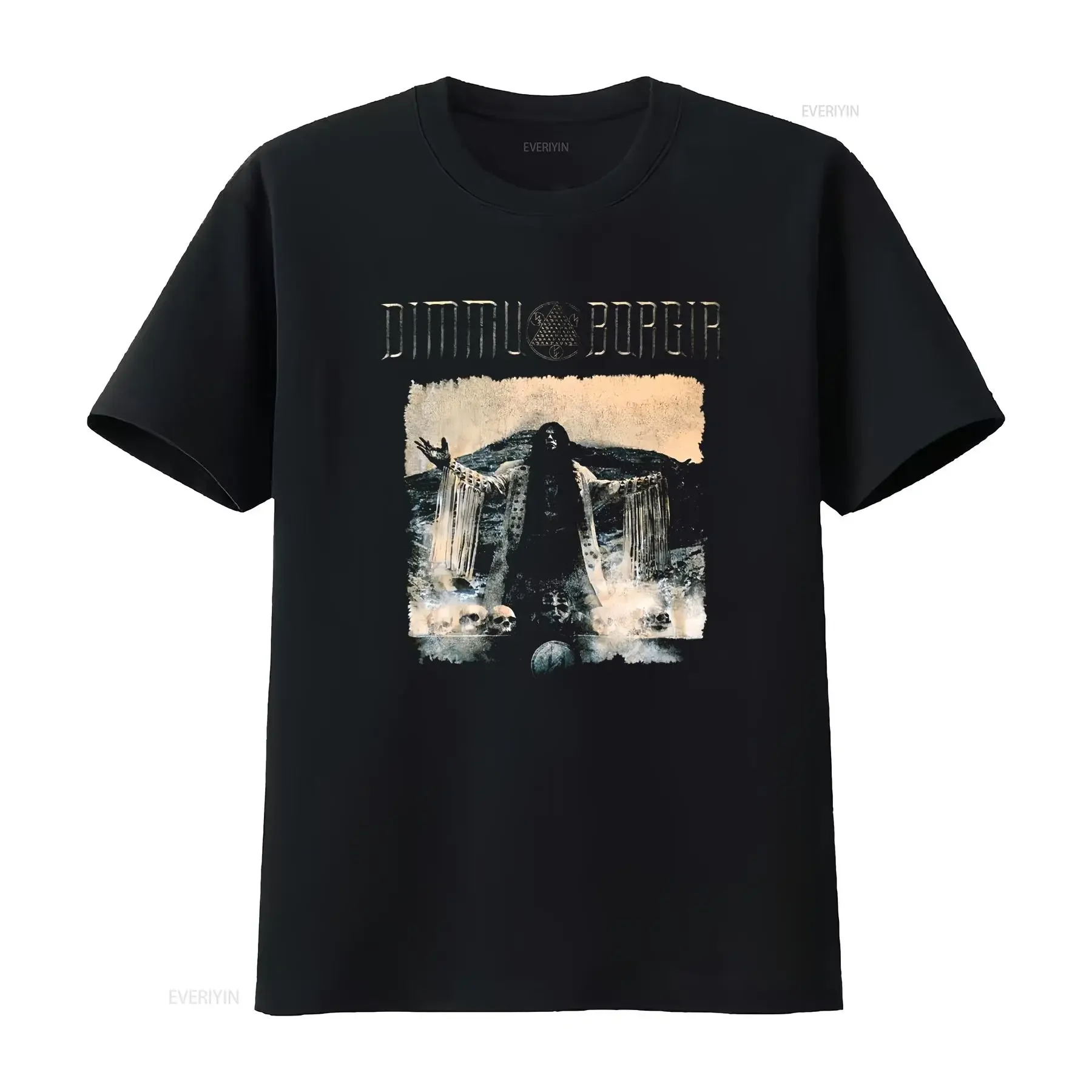 VTG Dimmu Borgir band T shirt black Short sleeve All Sizes S to 5Xl 1F975 vintage Washed Stylish Breathable homme Slightly