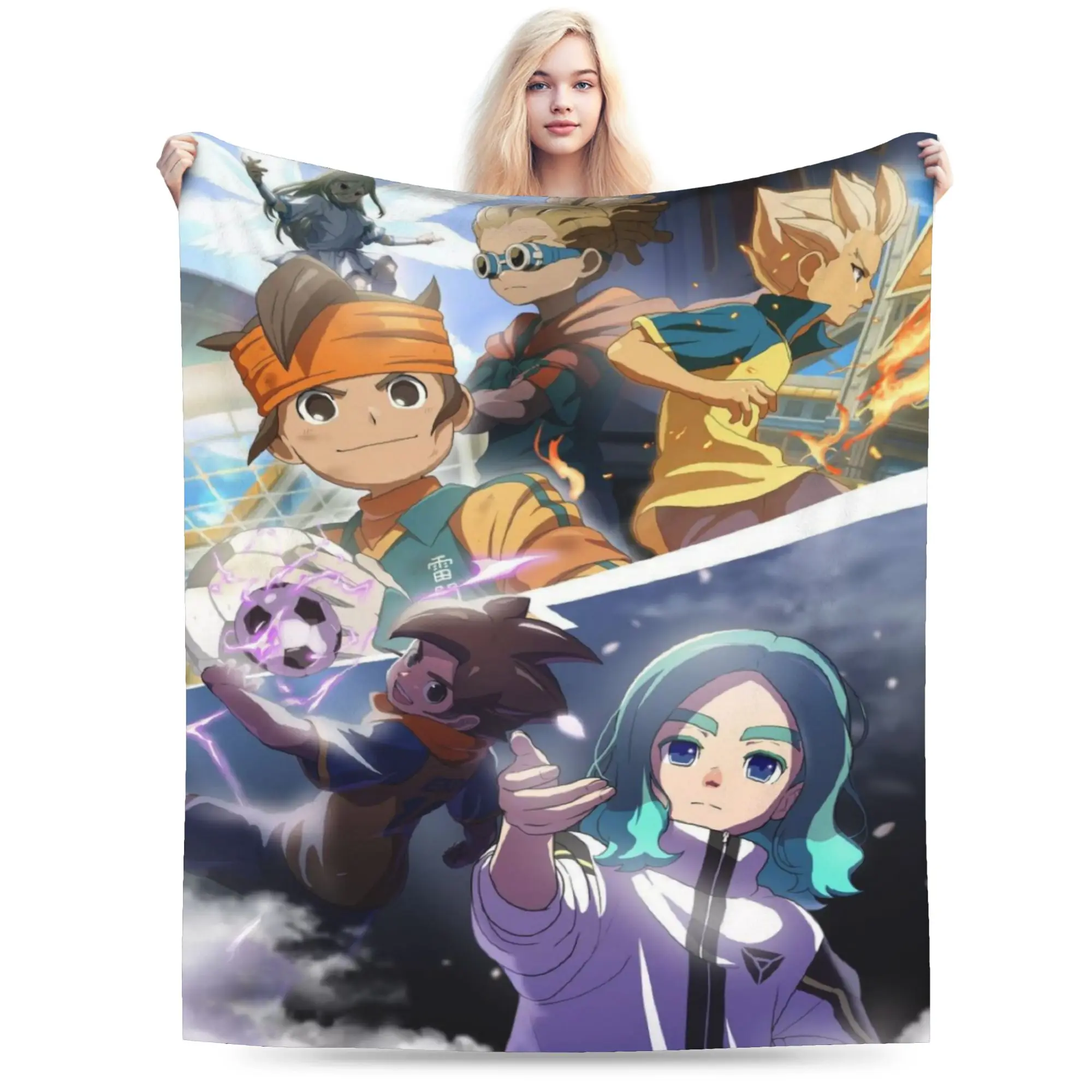 Inazuma Eleven: Victory Road Merch Blankets Soft Fleece  Throw Blankets Relax Bedspread