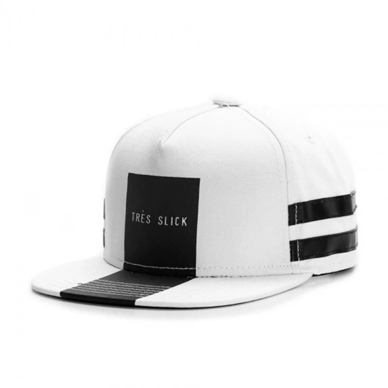 Cappello a bordo piatto a righe Berretti da baseball unisex di alta qualità alla moda Cappello hiphop da strada Cappello parasole per il tempo libero all'aperto