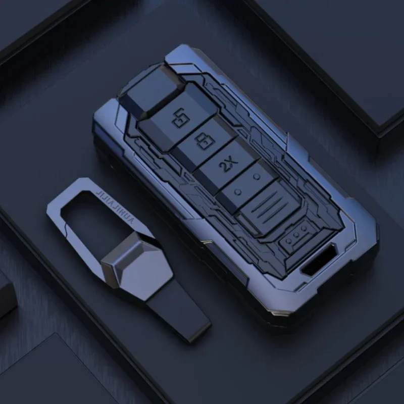 For Ford Mondeo Edge Explorer Everest Focus F150 Zinc alloy Black Car Key Case Keyless Cover Key Shell Car Accessories