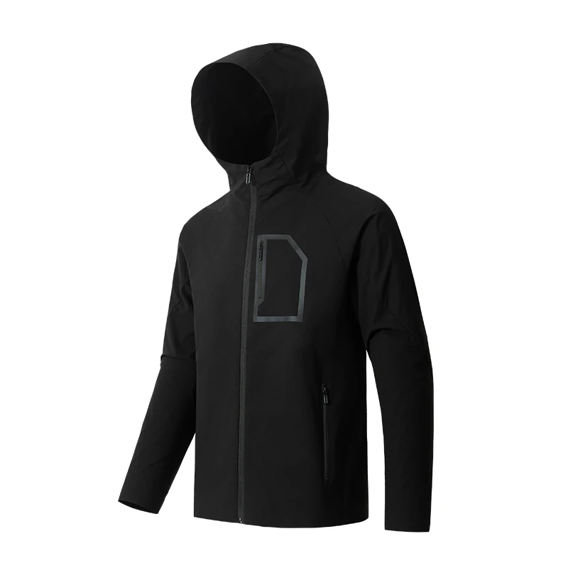 

Men's Lightweight Wind Jacket for Summer Hiking UV Protection Water-Repellent