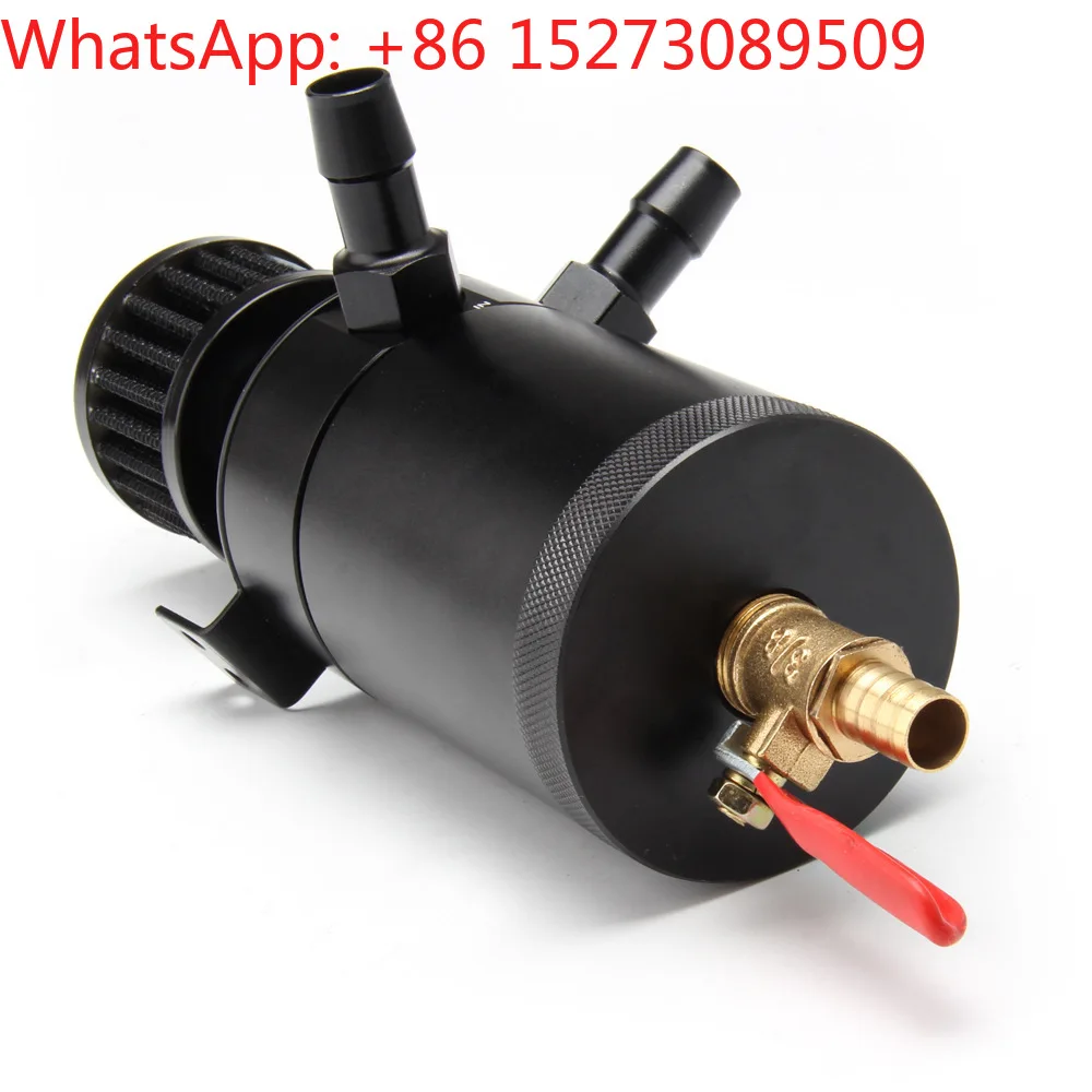 （3 PCS) Car modification two/three-hole oil breathable pot with air filter with mushroom head air filter oil recovery pot