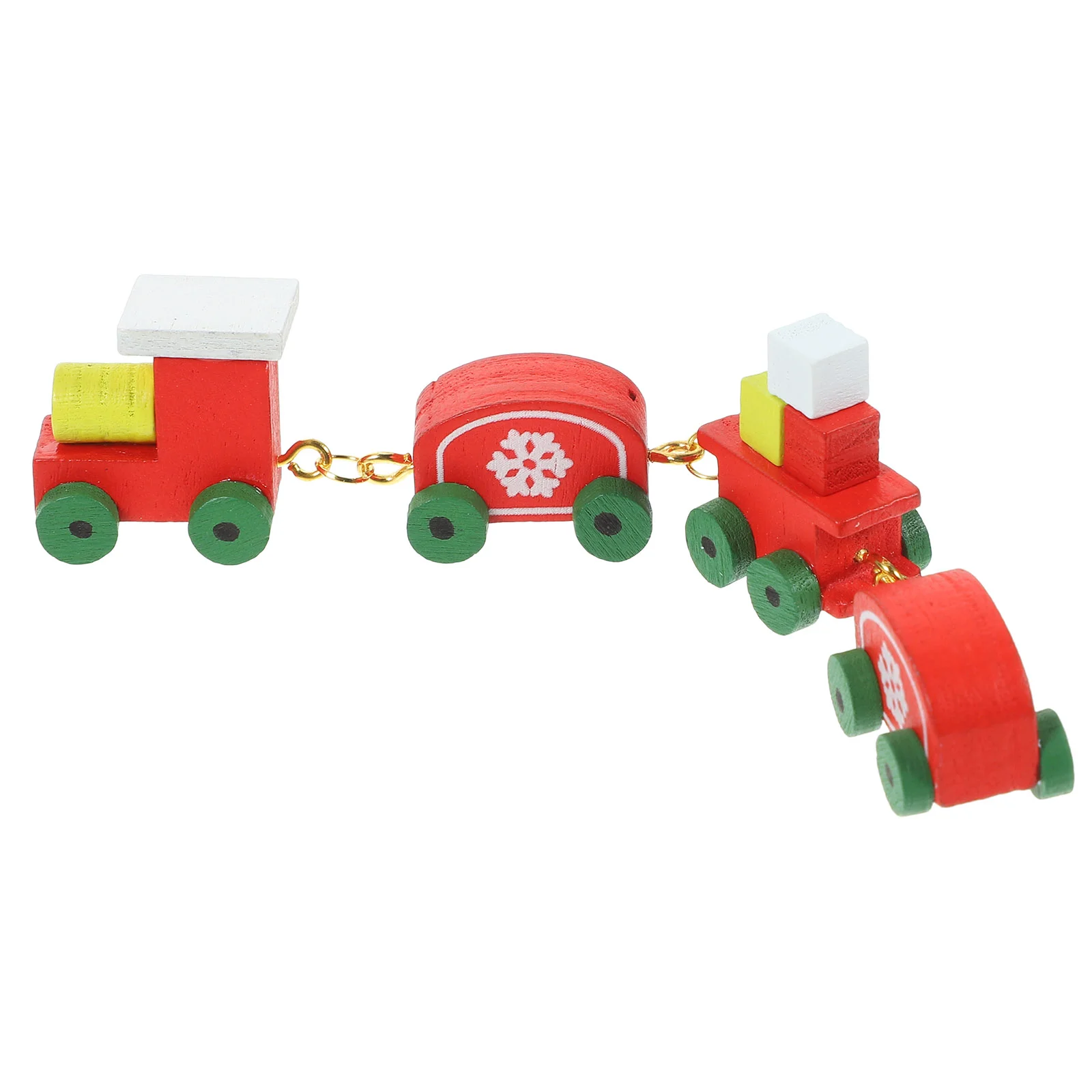 

Mini Toys Ornament Wooden Decor House Cartoon Miniature Model Child Adornment