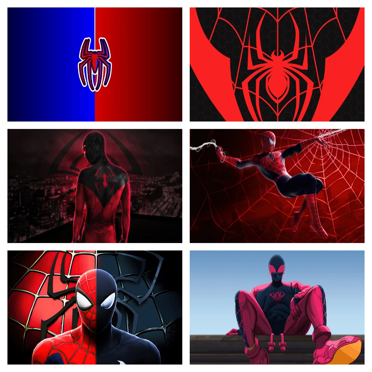 Spider-Man Hero Photo Backdrop Background For Photography Baby Shower Kid's Birthday Party Decor Props Supplies Banner Customize