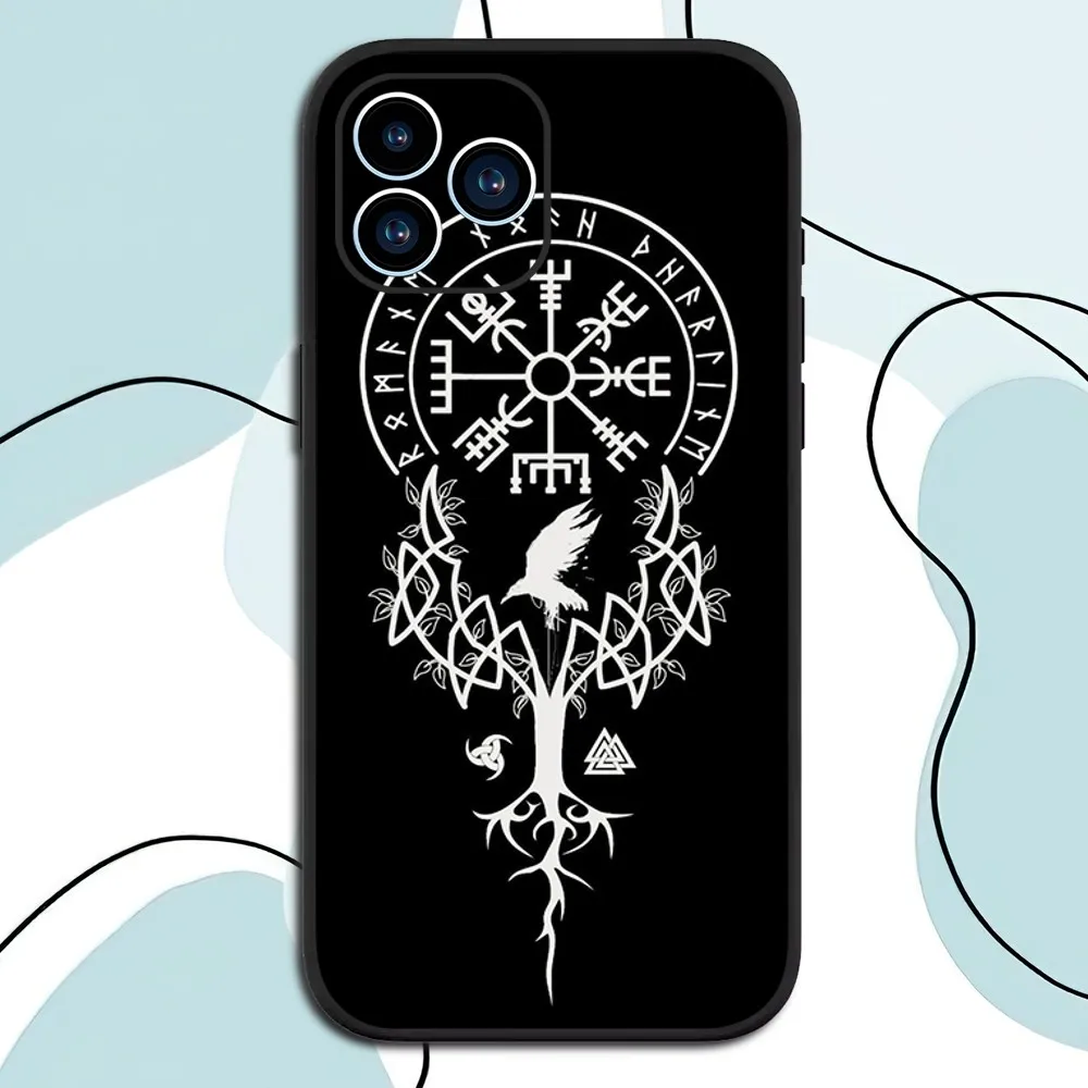 V-Viking V-Vegvisir Phone Case  For Samsung Galaxy S24 S23 S22 S21 S20 Ultra Plus S20FE FE Cover