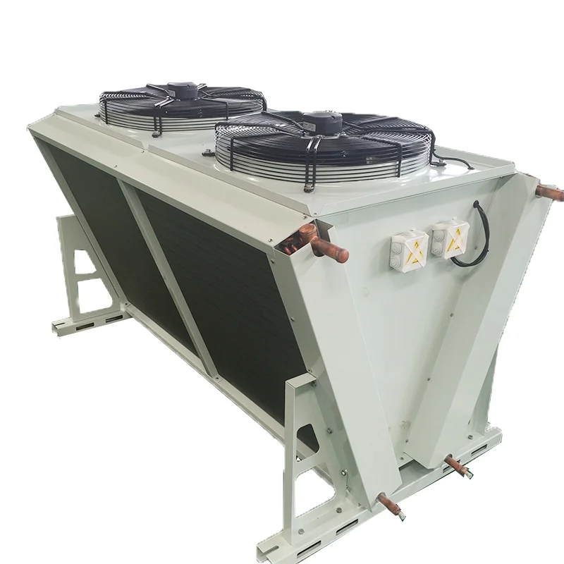Kwaliteit koperen pijp blauwe aluminium vin Efficiënte ventilatorconvector voor buitenkoude opslag FNV luchtgekoelde condensor hoog