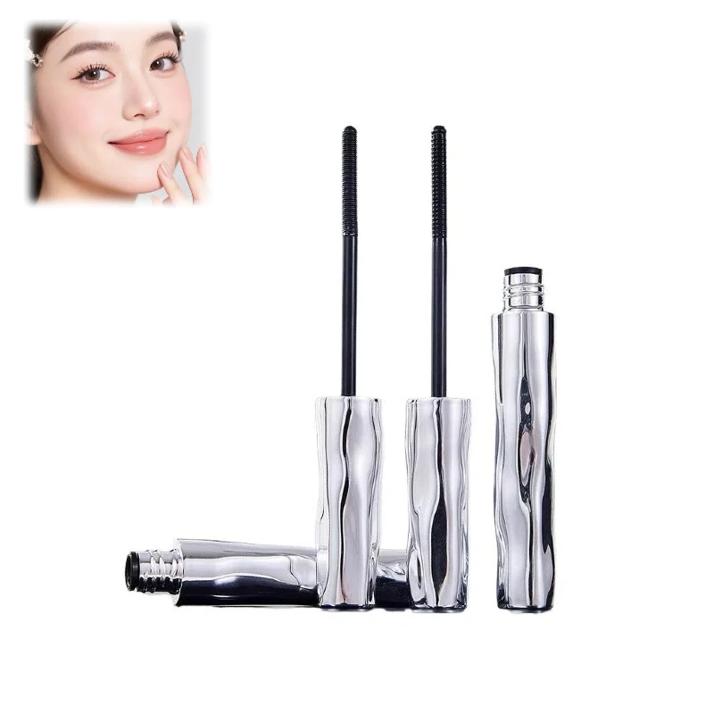Mascara allongeant 3D imperméable, Tube en acier noir, apprêt pour cils, brosse longue tenue en soie, cosmétiques, cadeau