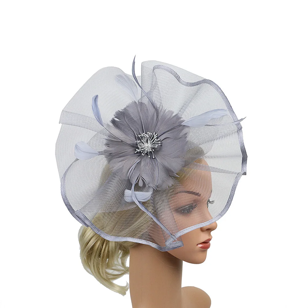 

Hair Hoop Elegant Hat Headband for Women Lightweight Comfortable Carnival Party Accessories with Flower for Dancing