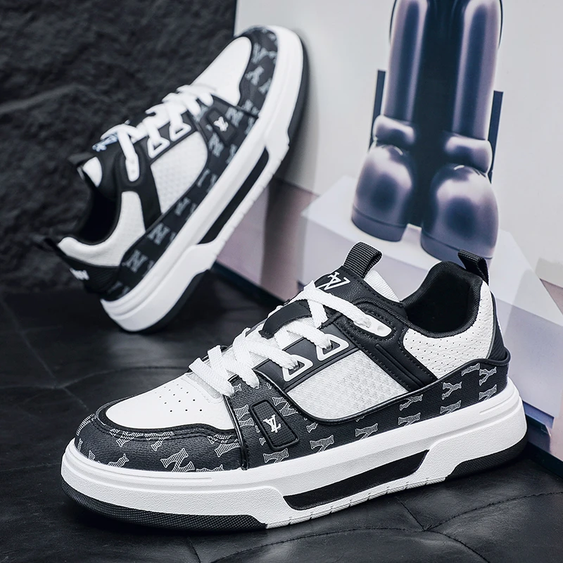 

2025 new classic breathable student shoes non-slip sports casual shoes versatile thick-sole sneakers