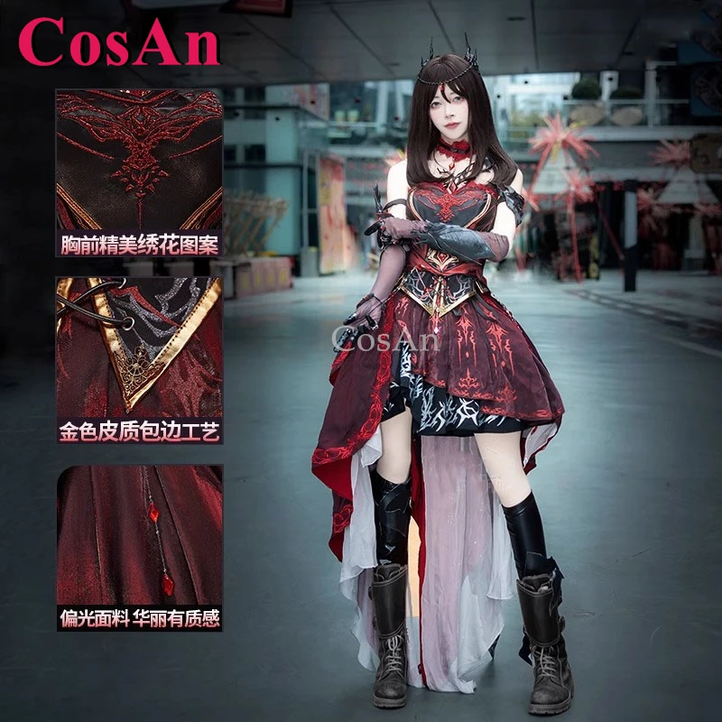 

CosAn Game Love And Deepspace Leading Lady костюмы для косплея Hunter Abyssal мастерская униформа платье Хэллоуин одежда для ролевых игр