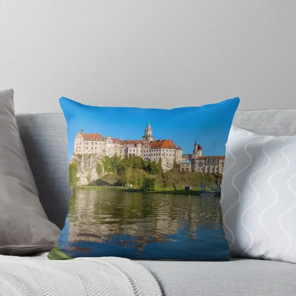 

Hohenzollern Castle in Sigmaringen, Germany Throw Pillow Sofa Pillow Cover Couch Pillows Cushions Cover Sofas Covers pillow