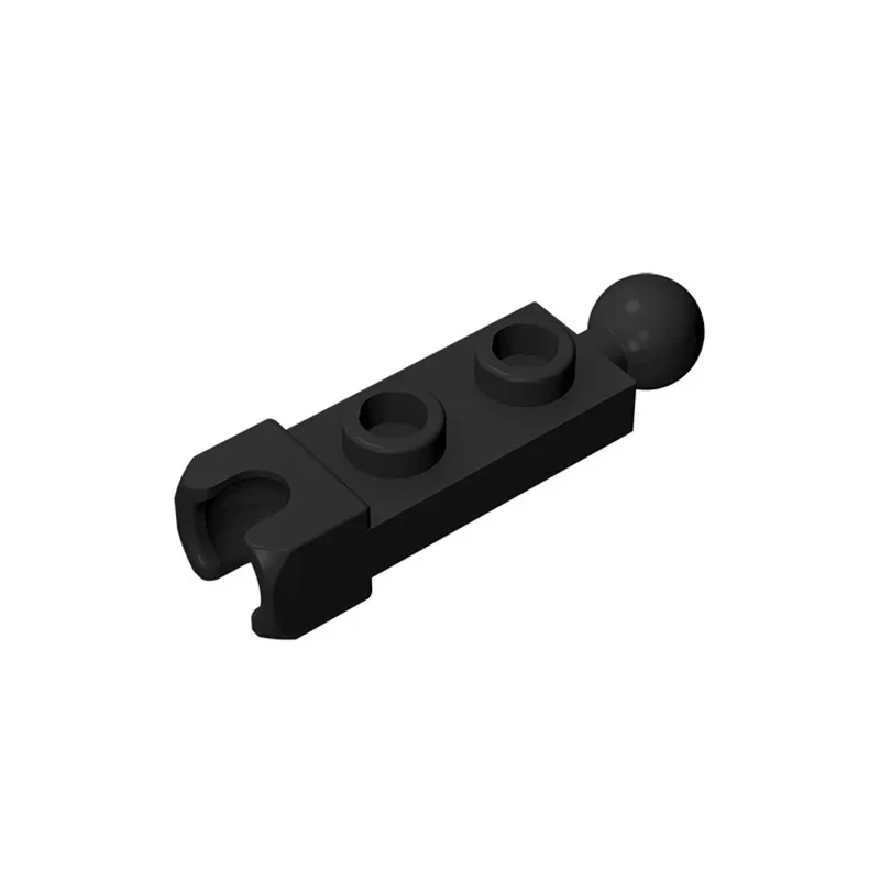 10 pièces 14419/ 385346    Plaque spéciale 1x2 avec douille de boule de remorquage de 5.9mm et blocs de construction de boule de remorquage, jouets en briques de bricolage compatibles 100%