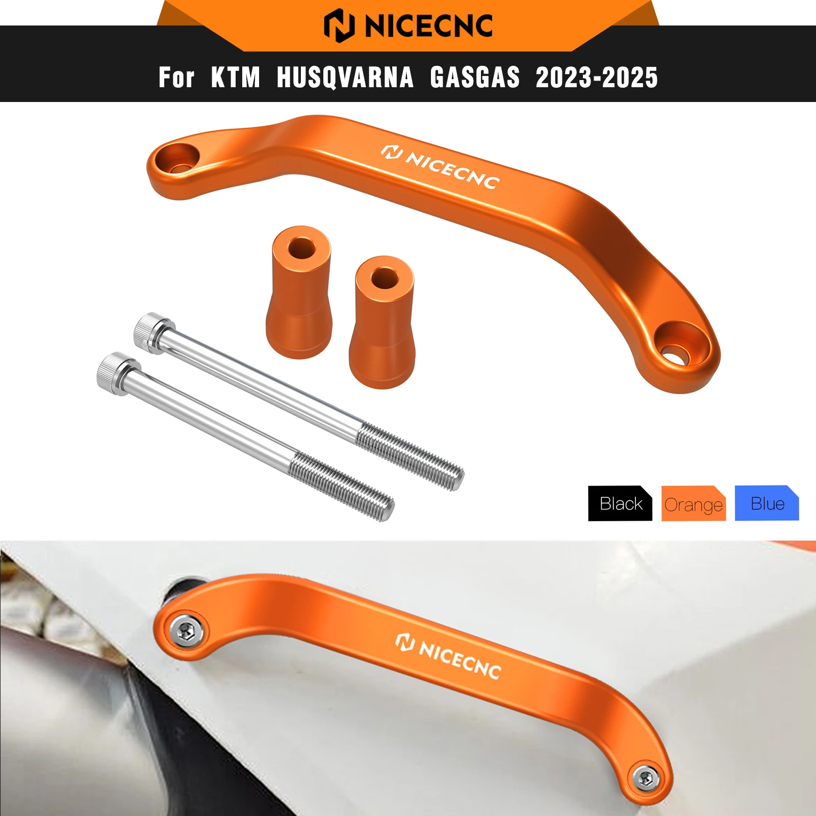 

NICECNC для KTM EXC 300 2024, задняя ручка из кованого алюминия EXC-F 350 450 XCW 2024 SX 125 XC 300 SX-F 450 XC-F 2023-2024