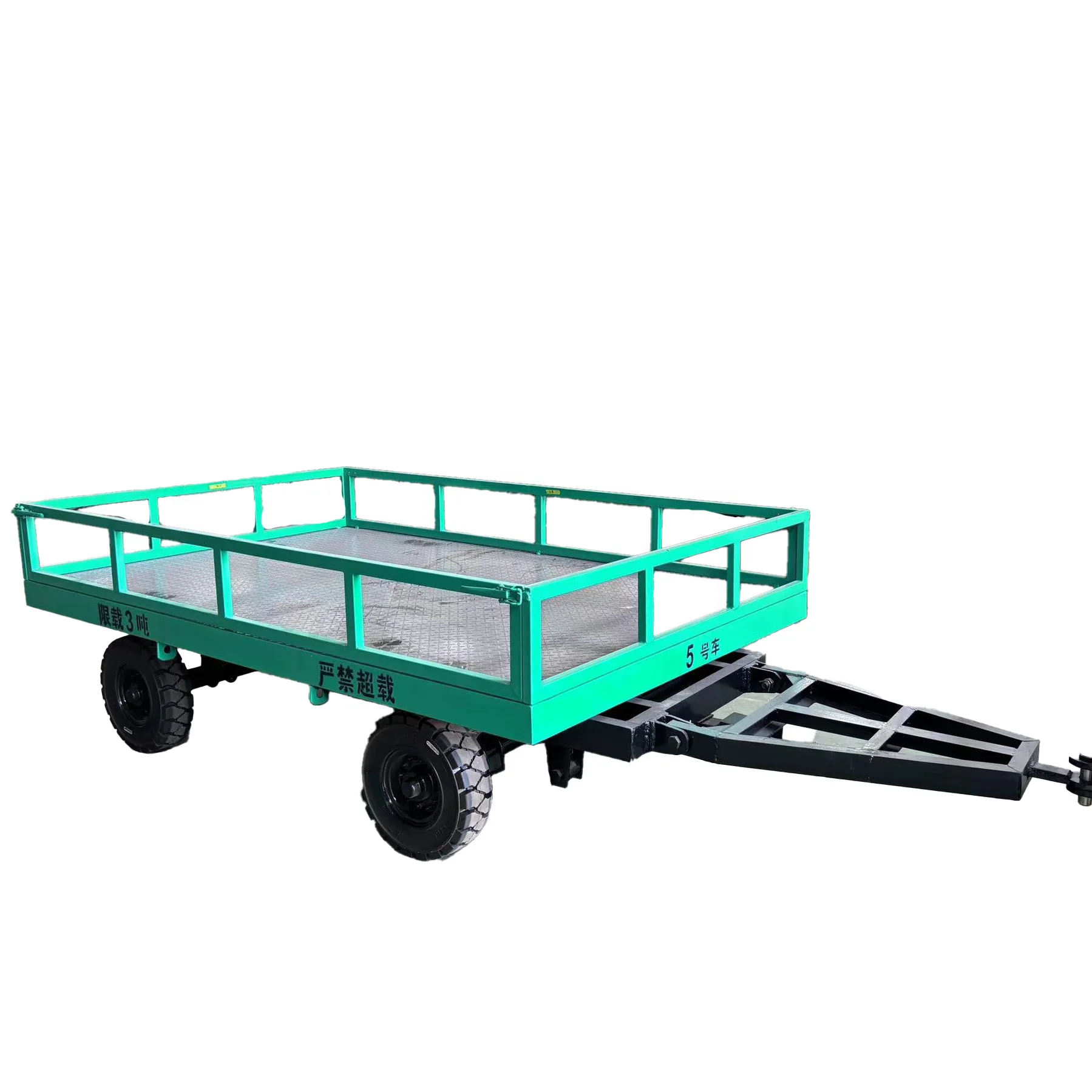 

High Quality 1T Efficient Transportation Capacity Flatbed Trailer Farming With Tow Bar And Easy Maintenance Flatbed Trailer