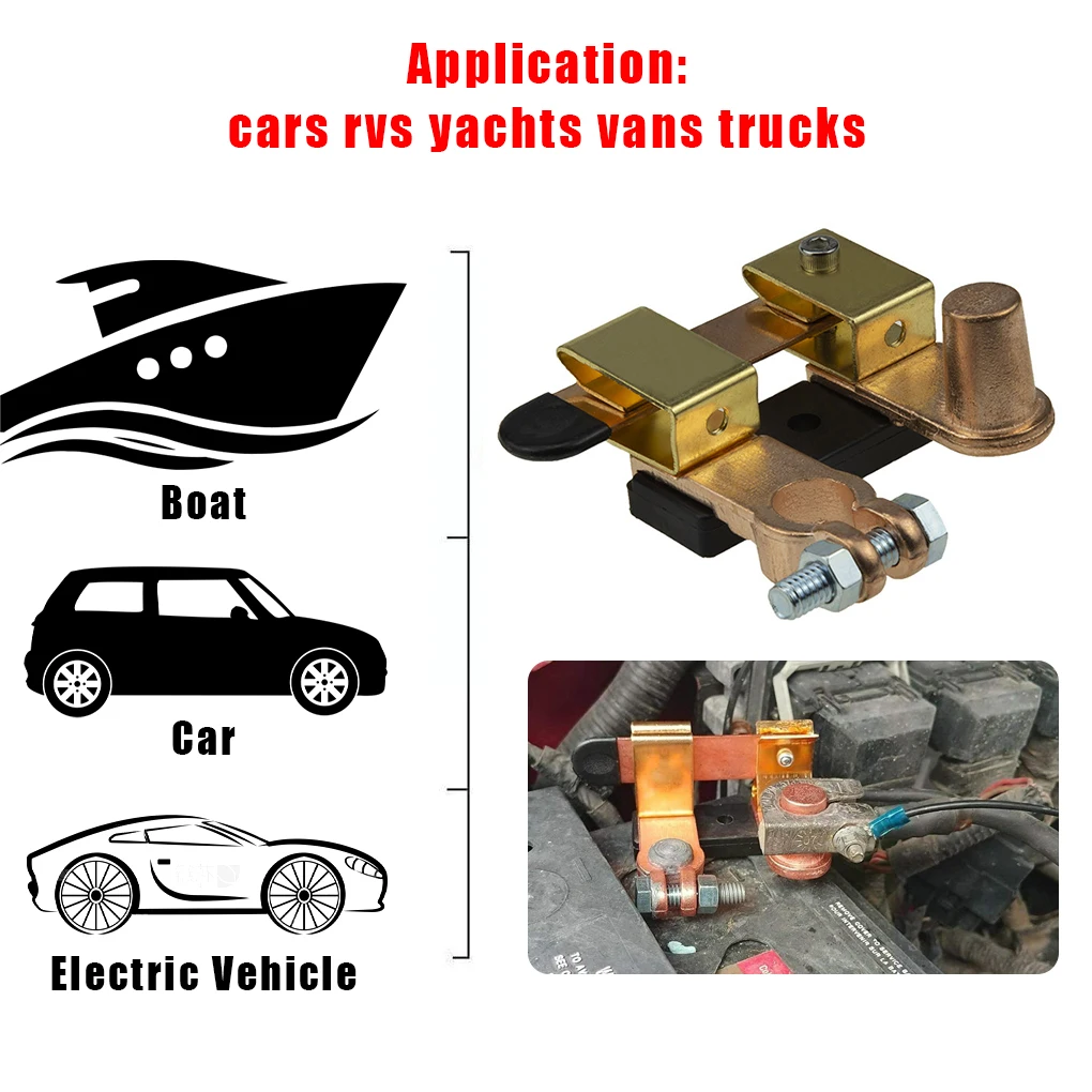 Car Battery Disconnect Isolator - Enhanced Performance For Vehicle Improved Functionality Switch