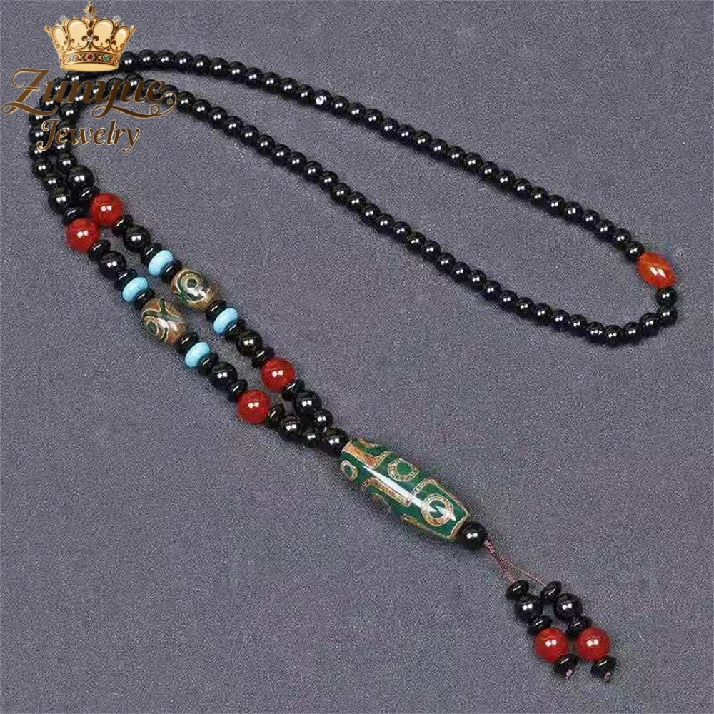 

High-End Agate Nine-Eyed Celestial Pearl Necklace Luxury Quality Jewelry Fashion Jewelry Charms Exquisite Popular Elegant Gift