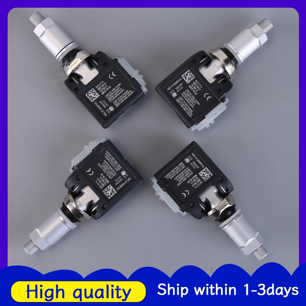 4Pcs Tire Pressure Monitor Sensor TPMS 433Mhz 36106872774 Fit for BMW G30 G31 G38 F90 G32 G11 G12 G01 G02 G05