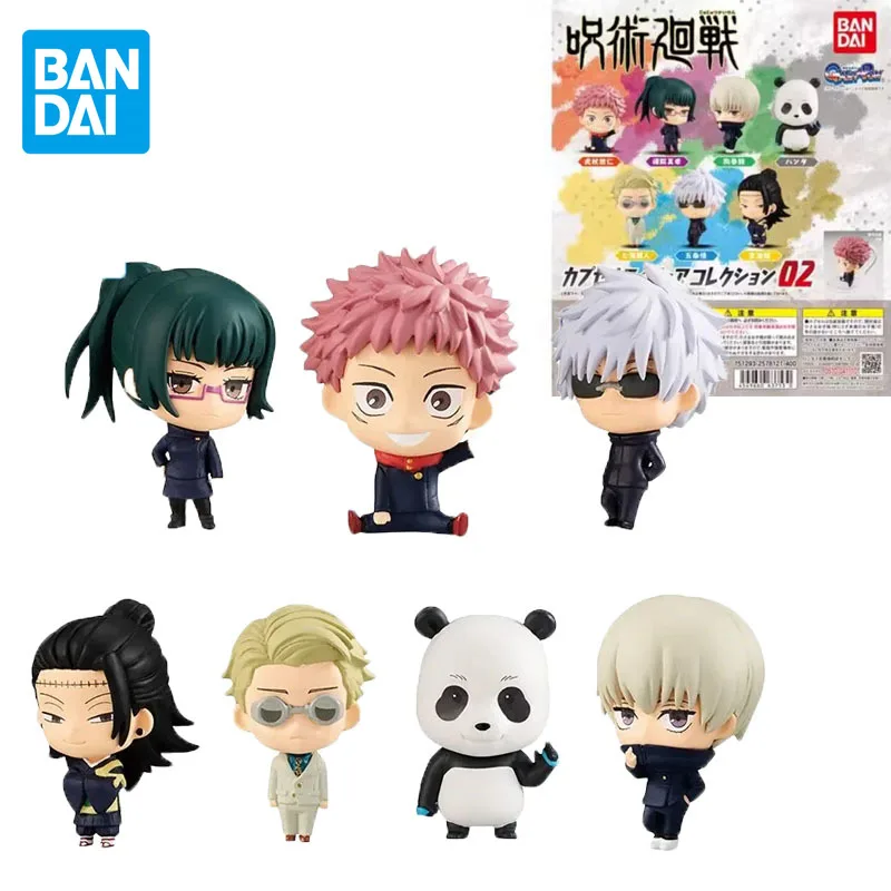 شخصية عمل أنيمي Bandai-Jujutsu Kaisen للأطفال ، غاشابون الأصلي ، ساتورو غوجو ، ألعاب للأولاد والبنات ، هدايا عيد ميلاد للأطفال