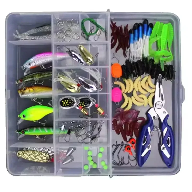 

Newbility Bottom Price Lure Combine 103pcs Artificial Bait Fishing Lure Set with pp Box