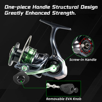 SeaKnight Brand WR4 Series 5.2:1 9+1BB Fishing Reels Carbon Fiber Power Rotor Ultrl-light Spinning Reel for Freshwater fishing
