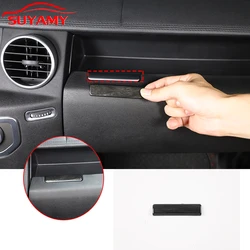 For Land Rover Discovery 4 2010-16 ABS Black Wood Grain Car Dashboard Storage Box Switch Cover Sticker Car Interior Accessories