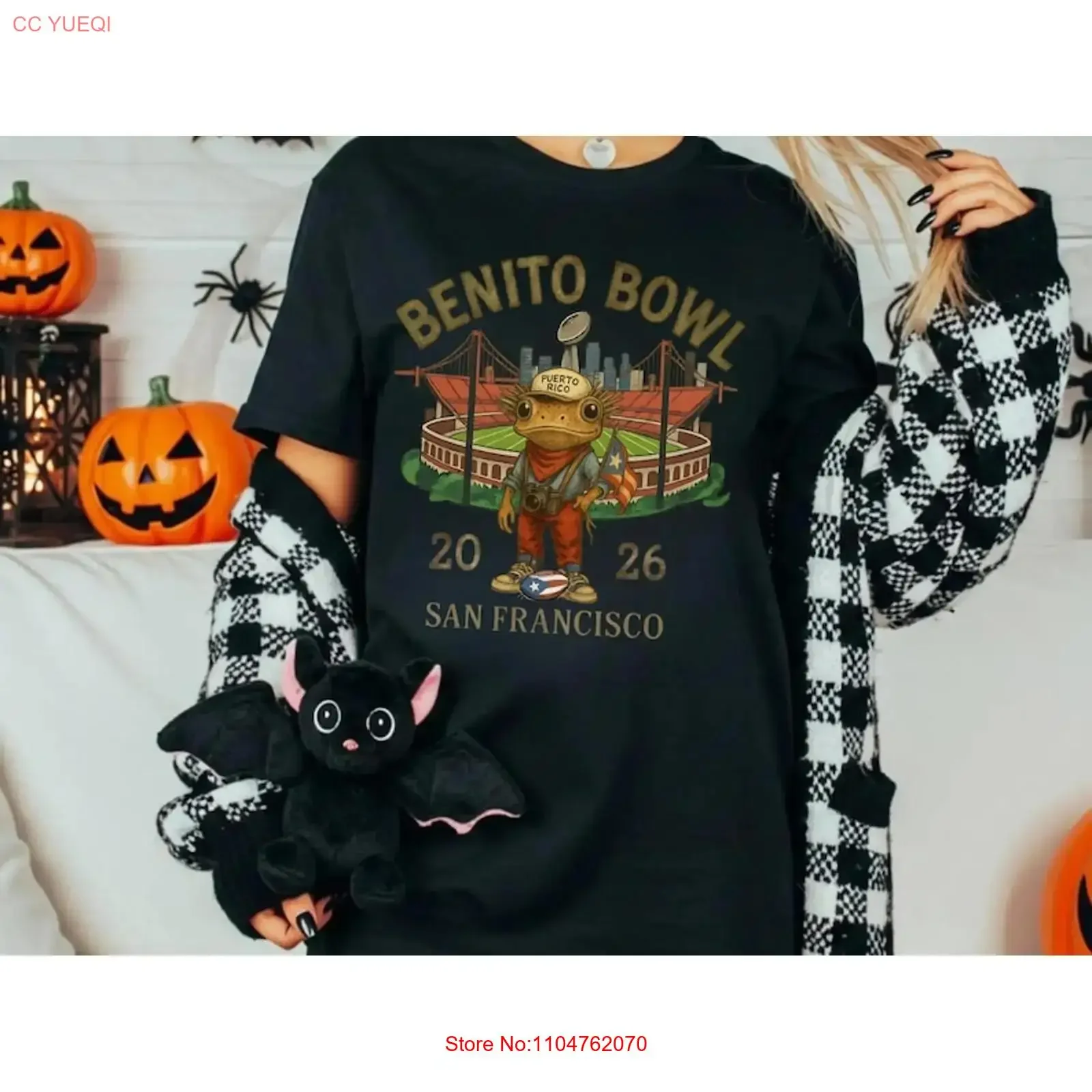 Benito Bowl T Shirt Puerto Rico Coqui Frog long or short sleeves vintage Washed Slightly Stylish graphic Stretched homme