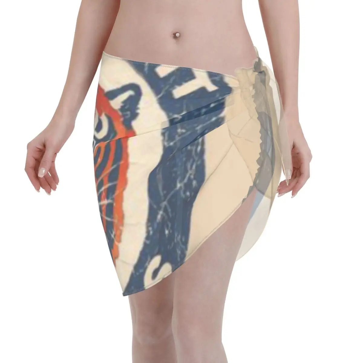 

Promotion Vintage Baseball Tiger Mascot Classic T-Shirt Women's Beach Wrap SkirtSpa Treatment Outfit Beach Sundress Wrap