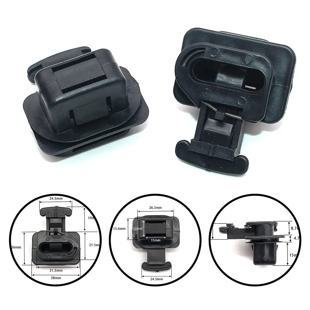 1pcs Rear Seat Buckle For Honda For Civic Fixed Rear Seat Cushion Clip For Accord Rear Seat Buckle Durable Black Car Accessories