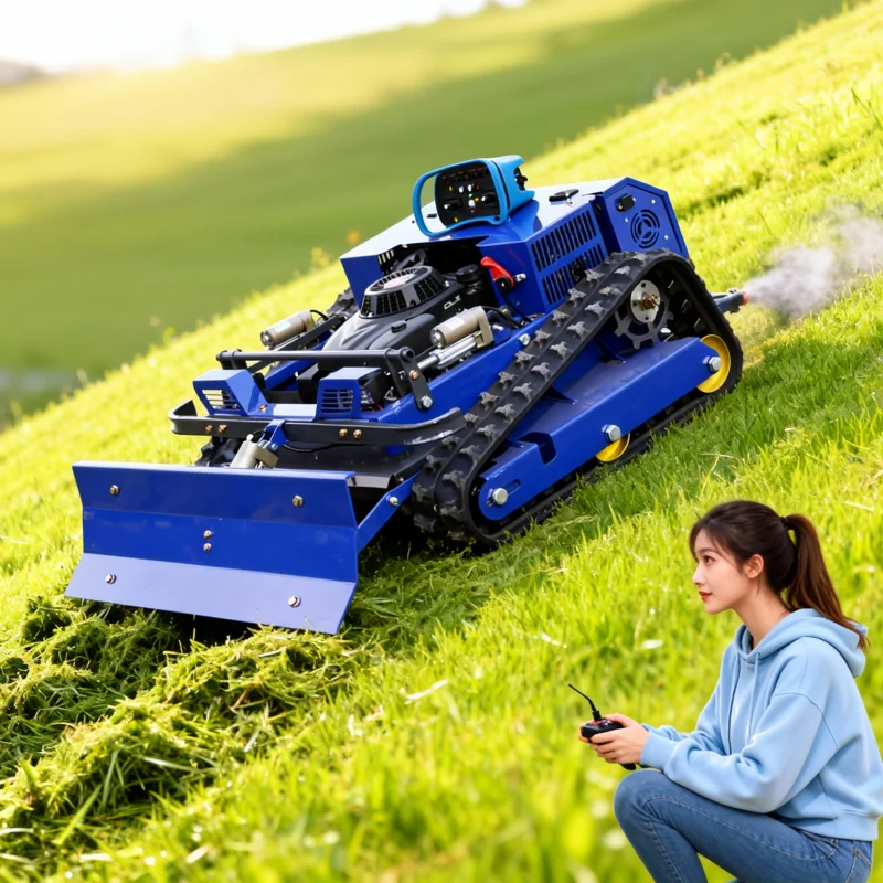 

Вездеходная газонокосилка по индивидуальному заказу со скидкой — самоходный робот с нулевым поворотом и дистанционным управлением для большого сада