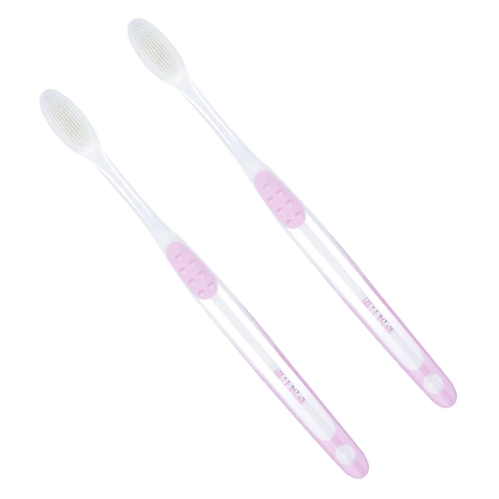 

2 Pcs Soft Bristles Toothbrush Confinement Toothbrushes Postpartum Pregnant Woman