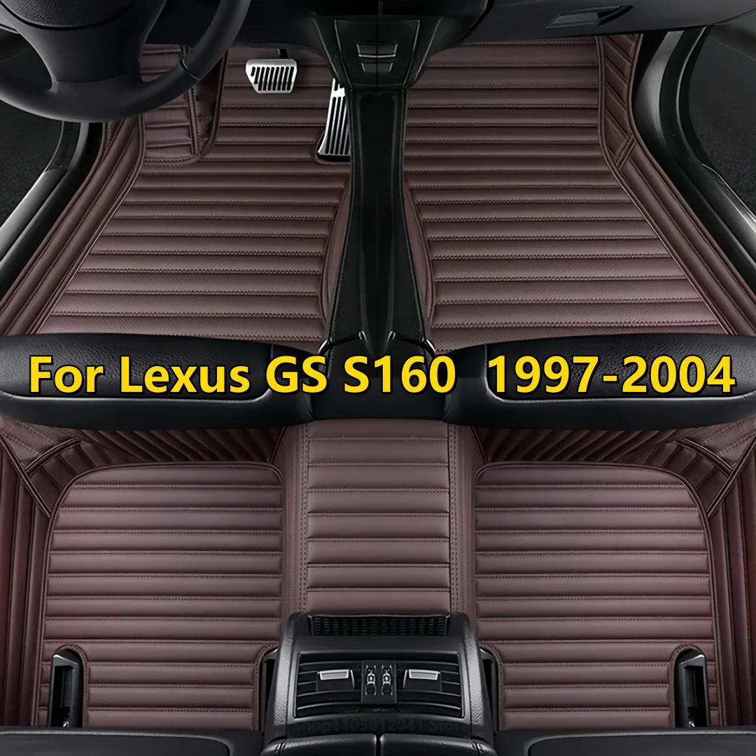 Car Floor Mats For Lexus GS S160 1997 1998 1999 2000 2001 2002 2003 2004 Full‑Set Waterproof Vehicle Interior Carpets