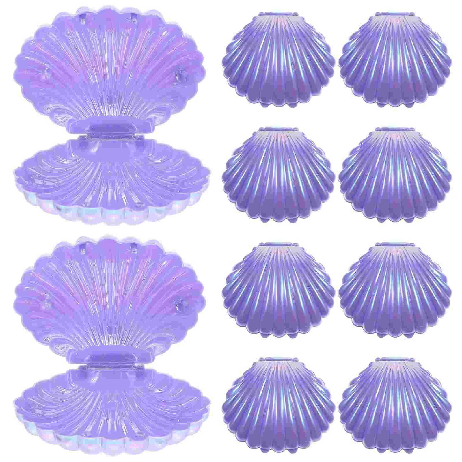 

10 Pcs Table Sea Shell Holder Candy Containers Seashell Candy Box Table Centerpiece Party Favor Containers