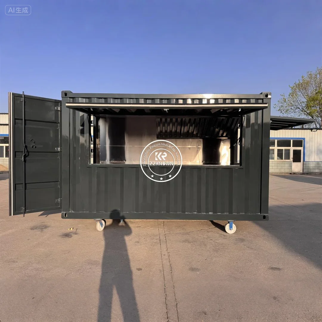 

Customizable Container Restaurant Prefabricated Coffee Snack Kiosk Luxury Shipping Container Bar Fast Food Restaurant For Sale