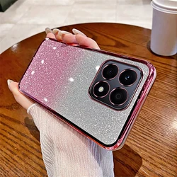For Honor X8B Phone Case Luxury Gradient Glitter Case For Honor X9 X9A X8 X8A X8B X7 X7A Cases Soft Silicone Bumper Back Cover