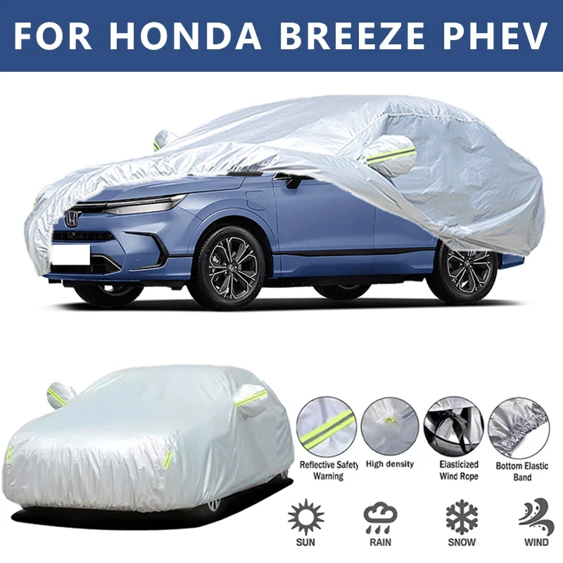 

For HONDA BREEZE PHEV Car Cover Outdoor Protection Covers Snow Sunshade Waterproof Dustproof Exterior UV Car Accessories