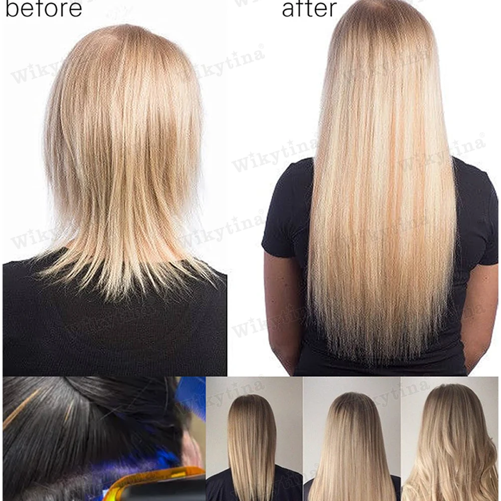 Professionelles UV-Licht Haarverlängerungs-Set 2025 mit V-Licht-Werkzeugen, Kleber und Aushärtungslicht für den Heim- oder Salongebrauch – Detail 1