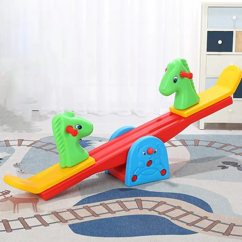 Seat Simple Plastic Seesaw Colorful Kid Top for Kindergarten Seesaw Two