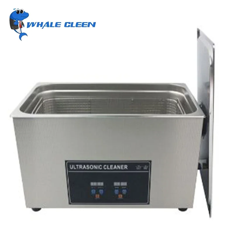 FCC CE ROHS Blue Whale 600W Digital Industry Laboratory Parts Ultrasonic Cleaner 30L Ultrasound Washing Machine