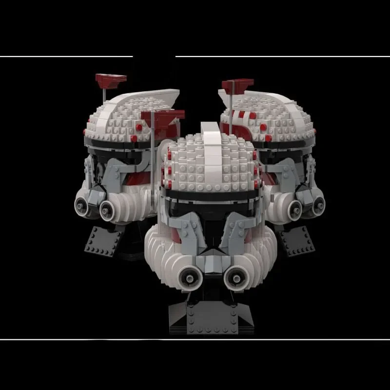 

913PCS MOC Science Fiction Movie (STAR BATTLE) Clone Arc Hammer Helmet Series Building Blocks Model Festival Children Gifts