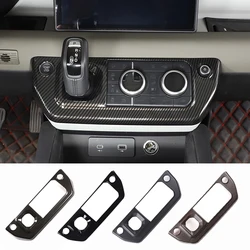 Car Center Console Gear Shift Dashboard Button Frame Trim Cover For Land Rover Defender 110 90 L663 2020-2024 Auto Accessories