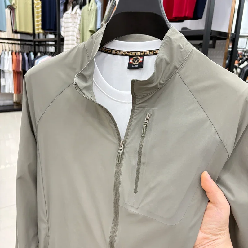 

2025 Summer New Product Light and Breathable Outdoor Men's Sun Protection Clothes Without Hats Fishing Suit UV Skin Coat