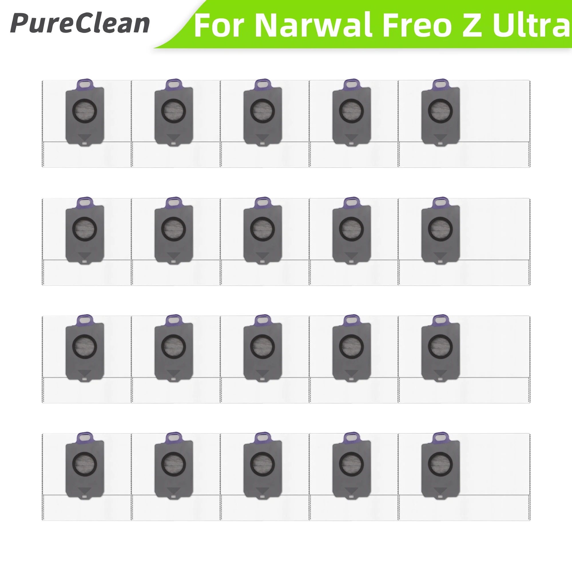Staubbeutel für Narwal Freo Z Ultra/YJCC017, Narwal Freo Z10 Ultra/YJCC025, Narwal Flow (Wassertank), J5X Staubsauger-Zubehör