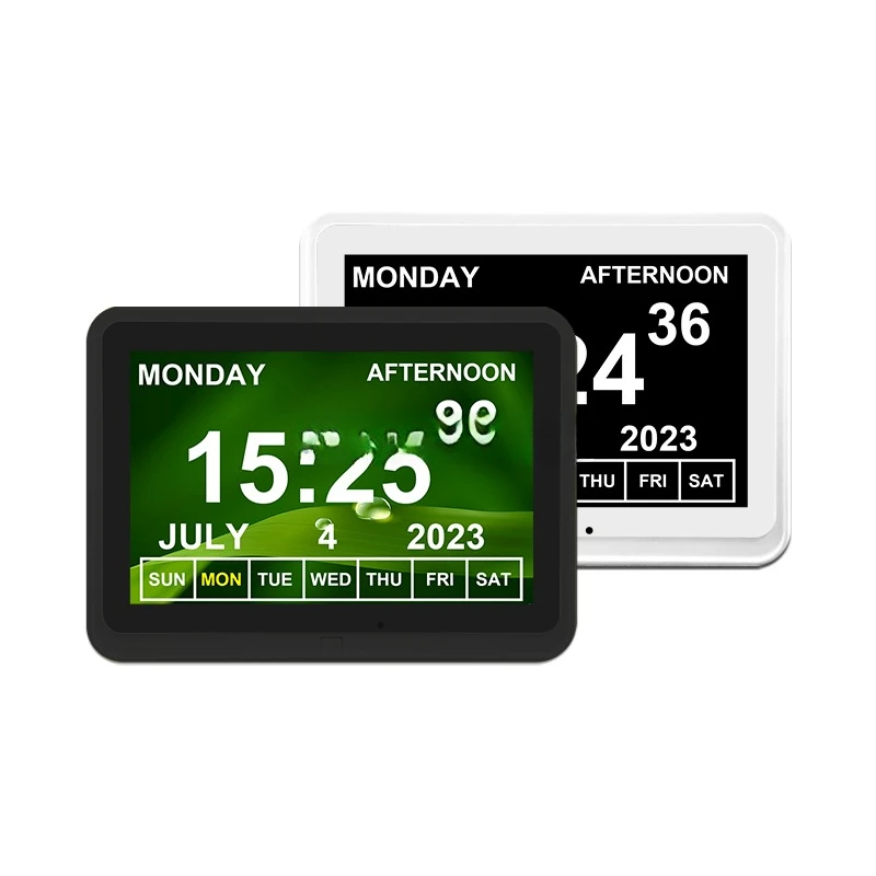 Professional Wireless Dementia Clock Smart Digital Calendar Day Clock Memo Alarm Clock Touch Screen Weather