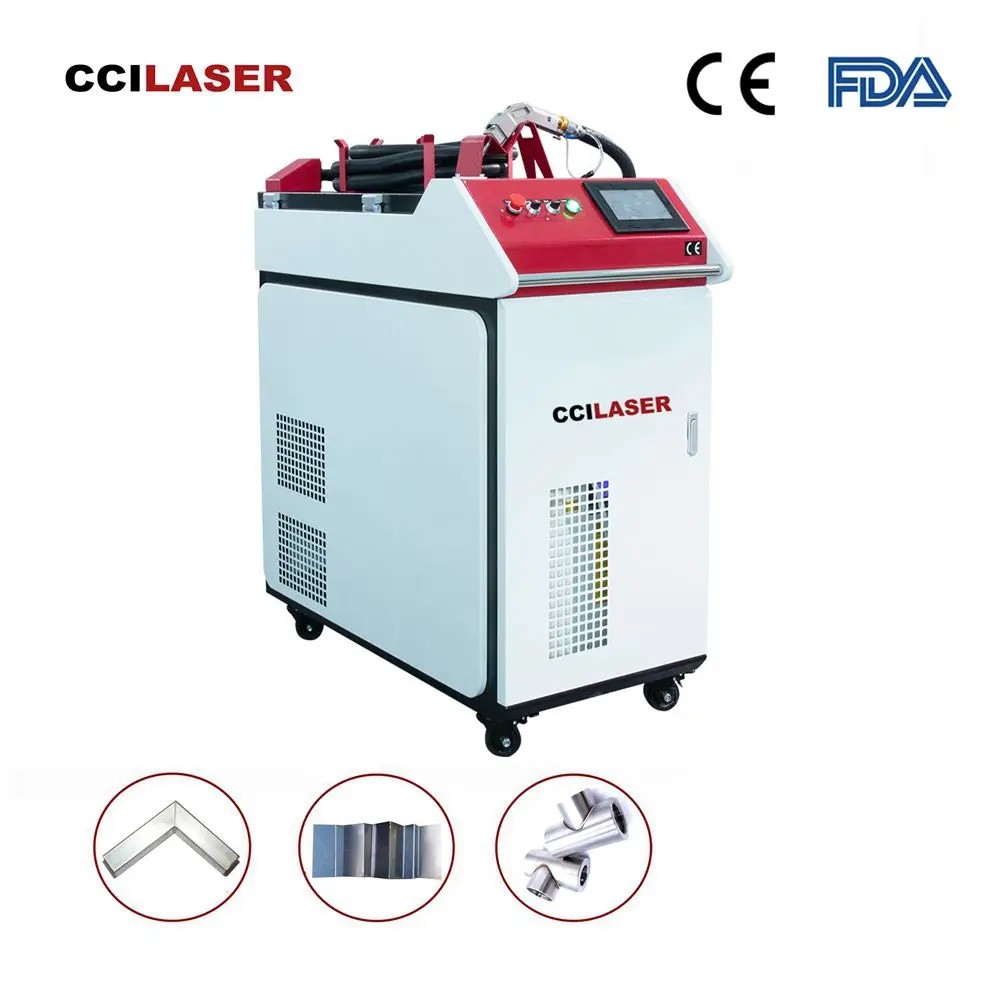 

Maquinaria Industrial 3000W 2000W 1500W Metal Portable Laser Welding Machine Price 3 in 1 with Soldadora Laser Welding Equipment