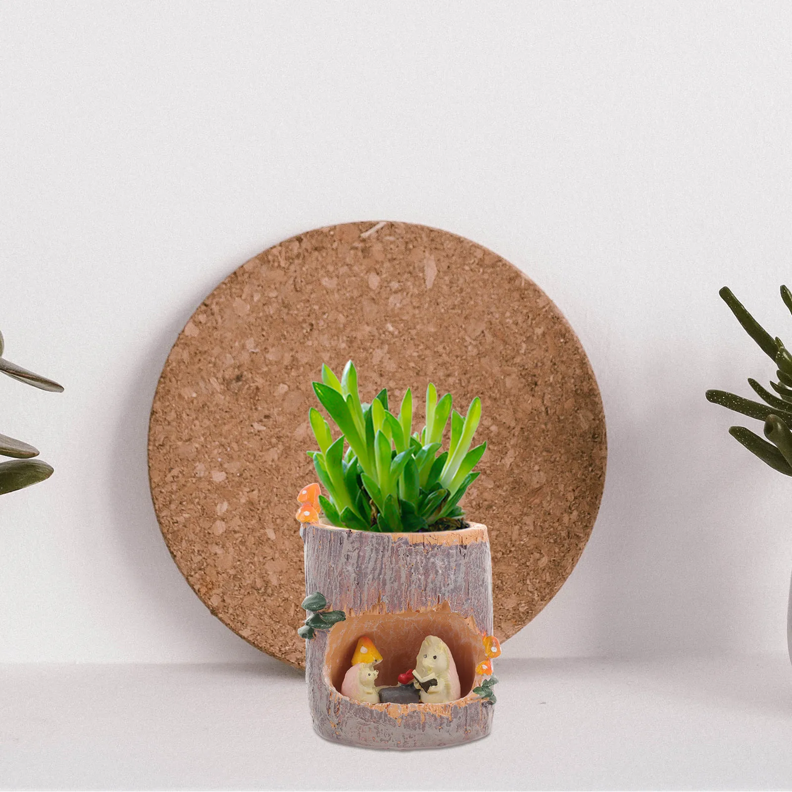 

Resin Hollow Flower Pot Garden Decor Bonsai Storage Box Indoor Outdoor Plant Succulent Sedum Pot Farmhouse Terrarium Planter